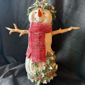 Glitter Snowman Figurine with Magnetic Branch Arms